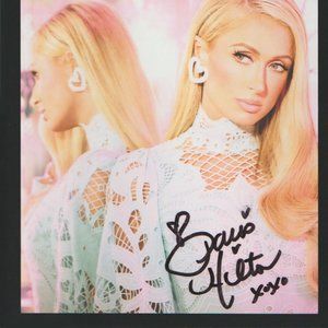 Paris Hilton Autograph Book
